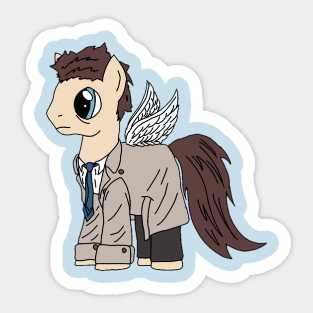 Pony of the Lord Sticker by Maeden